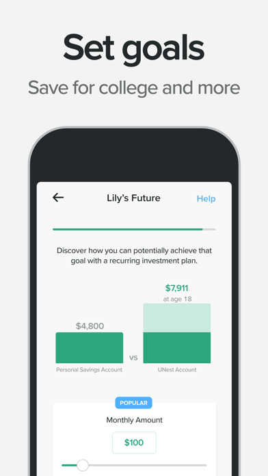 UNest: Investing for Your Kids Screenshot