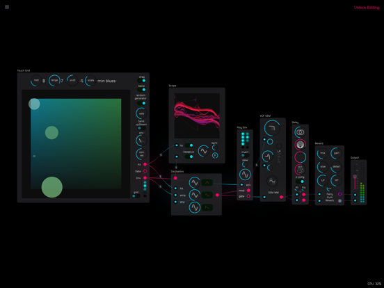 Audulus 4 iPad screenshot 6 - Music app