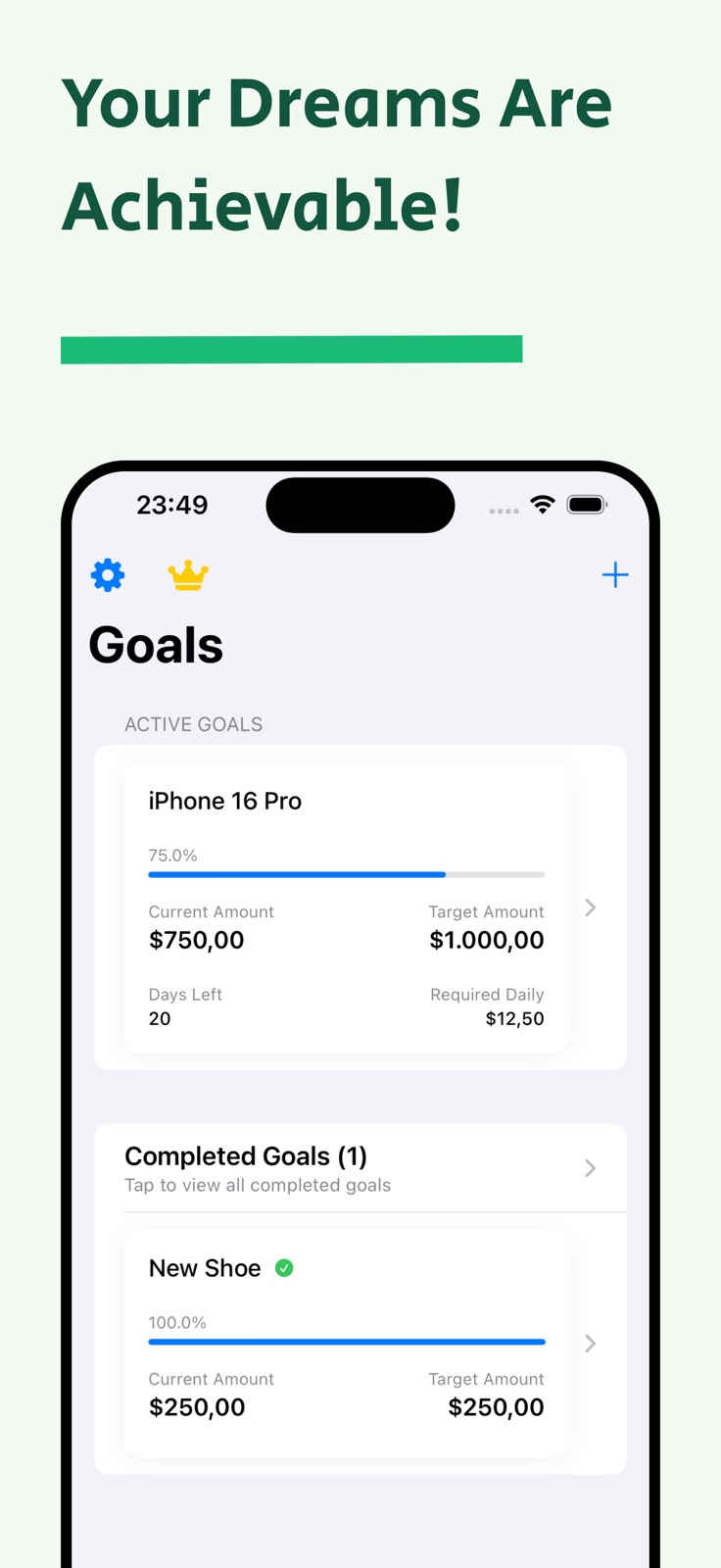 MoneyBox - Smart Savings iphone screenshot 2
