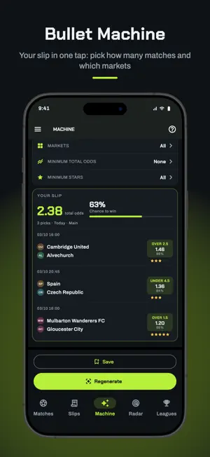 Bullet Bet Predictions screenshot 3