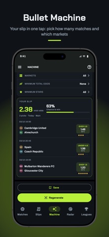 Bullet Bet Predictions Screenshot 3 of 8