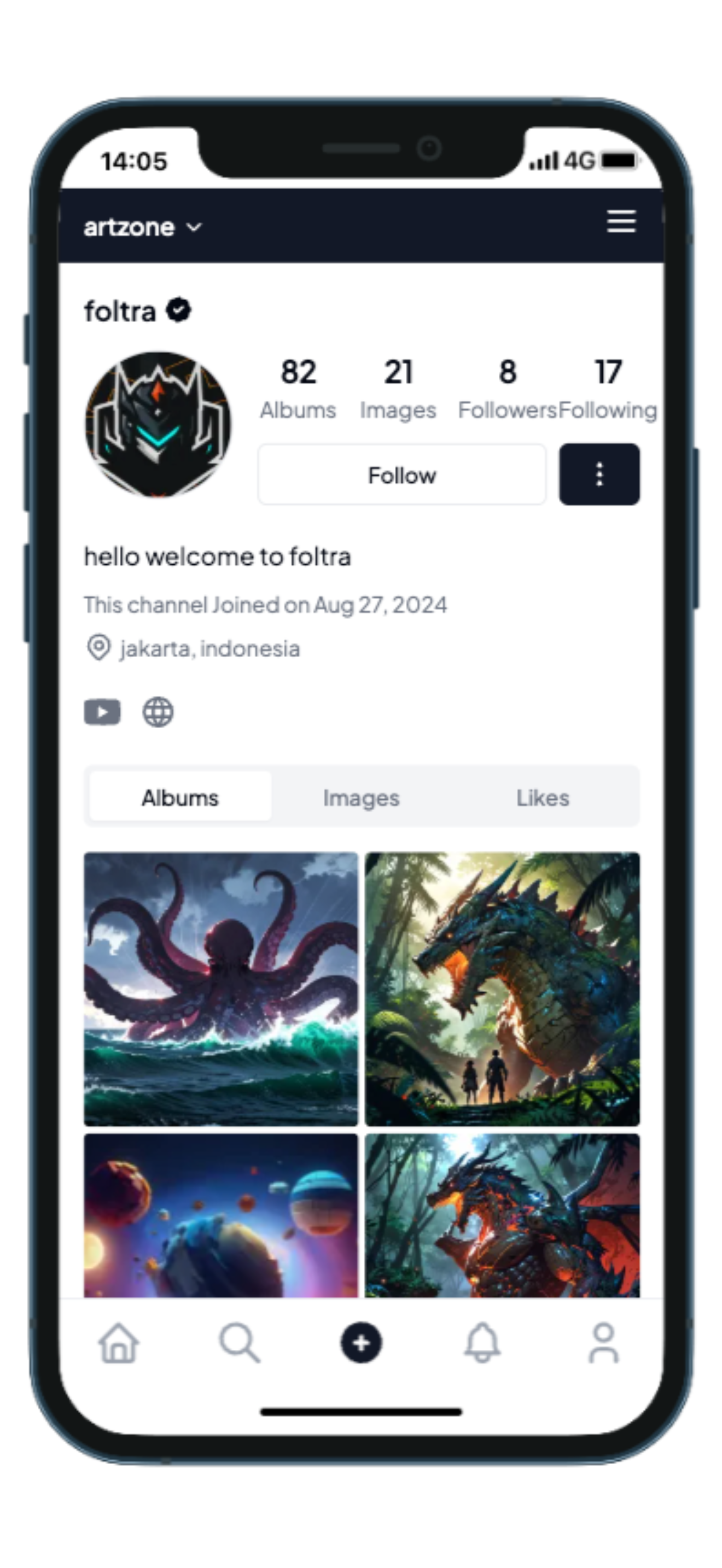 Artzone: Eyecandy AI Art Feed screenshot 6