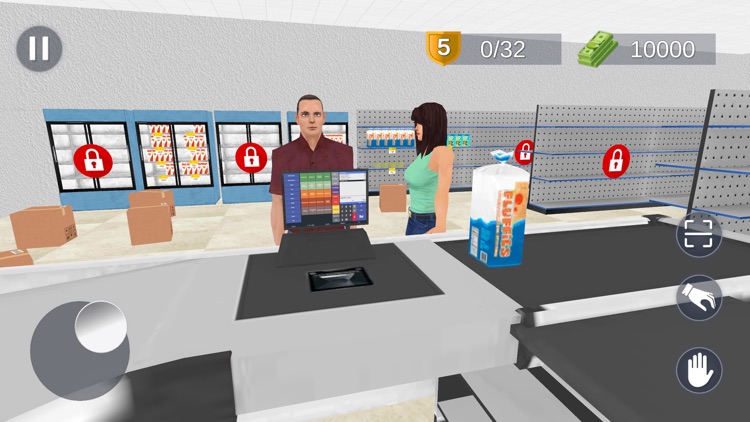 Supermarket Cashier Shop Game screenshot-3