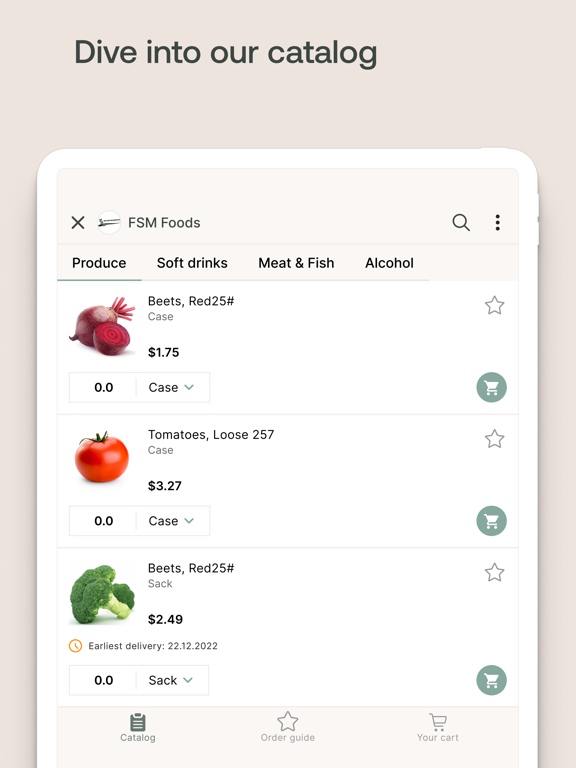 FSM Foods iPad screenshot 4 - Business app