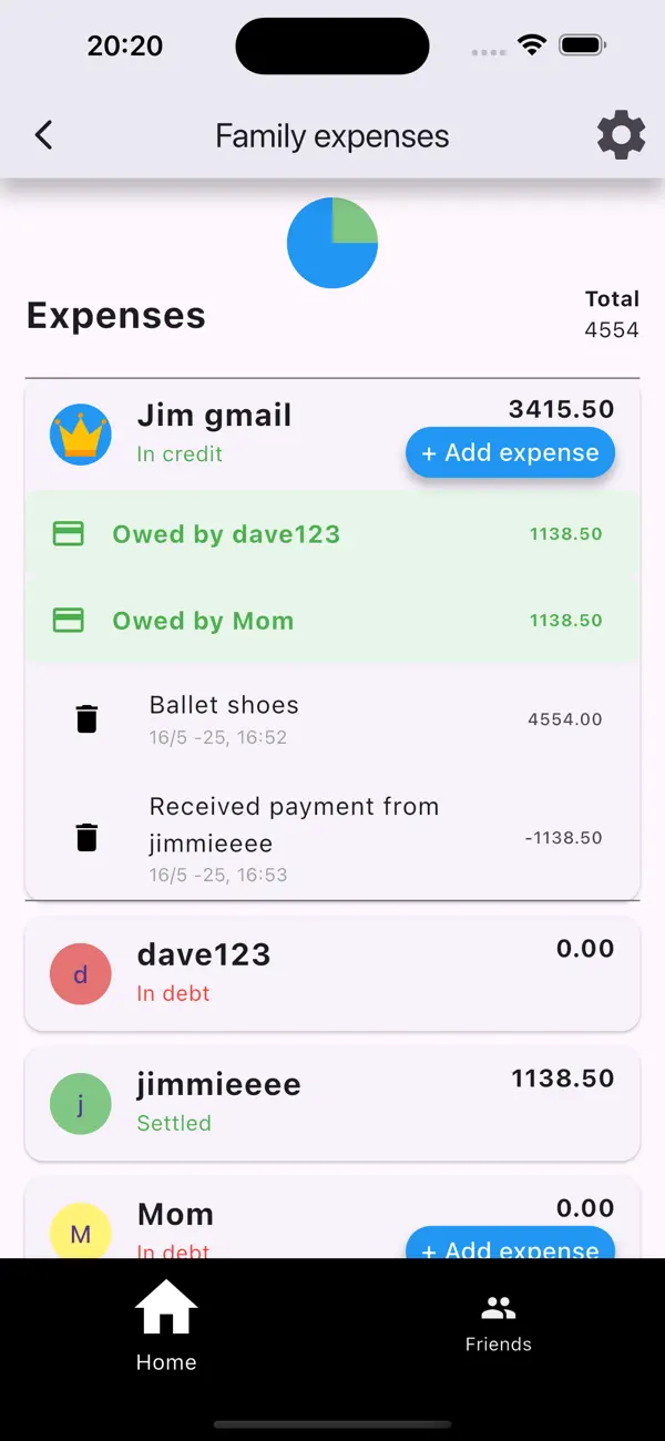 #6. Split Between - Make it even (iOS) Ved: Jim Lewis Skoglund