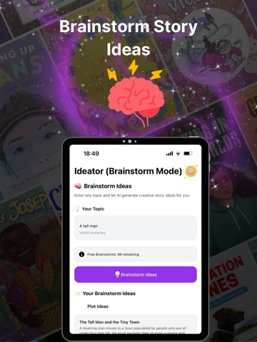 AI Storyteller: Book Creator iPad screenshot
