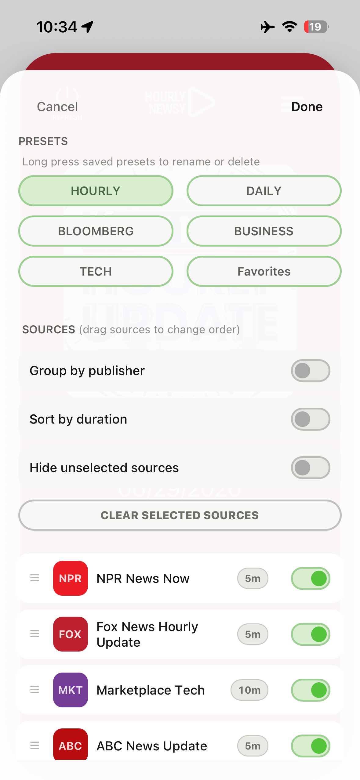 Hourly Newsy screenshot 7