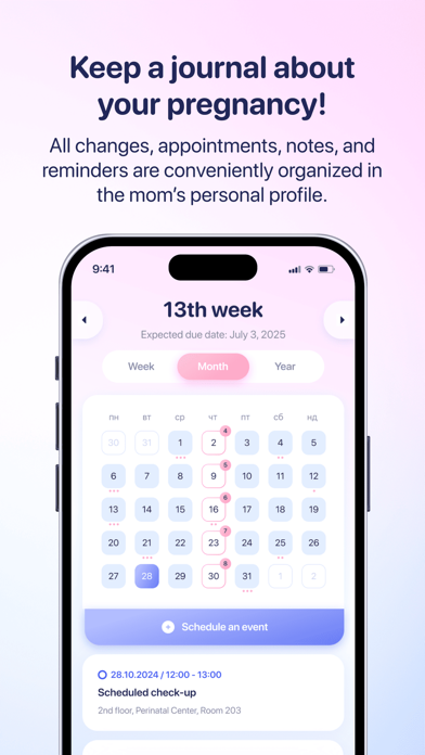 BabyBloom Pregnancy Tracker Screenshot