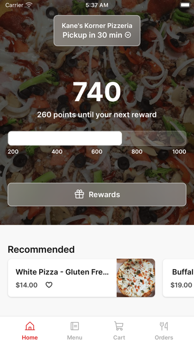 Kane's Korner Pizzeria Screenshot 1 - AppWisp.com