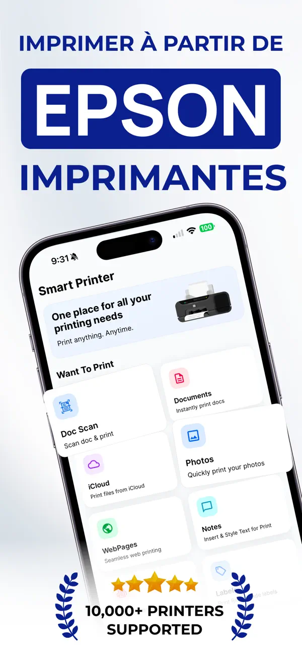 Screenshot #1 pour Epson Smart Panel : HP Deskjet