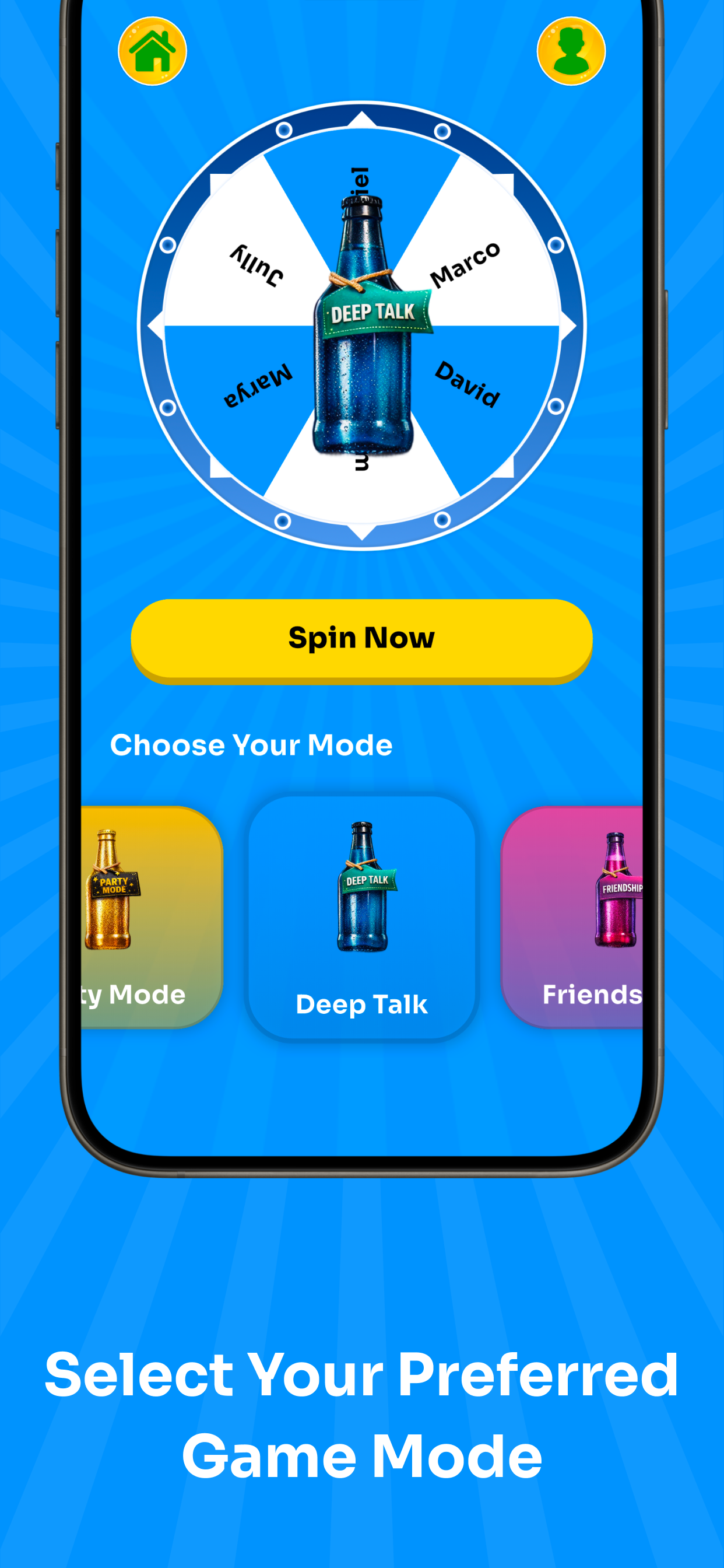 Spin the Bottle: AI Party Game