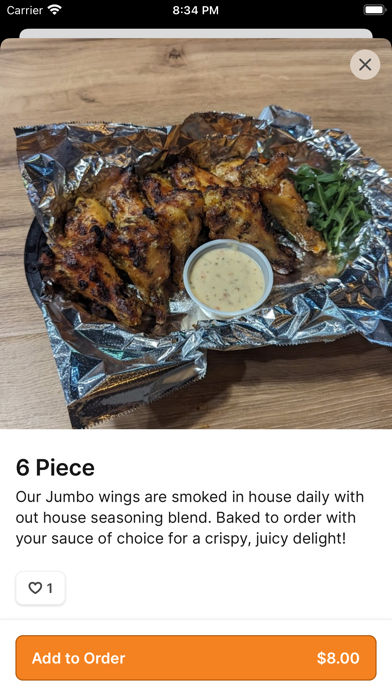 Mercer Village Pizza iPhone screenshot 3 - Food & Drink app