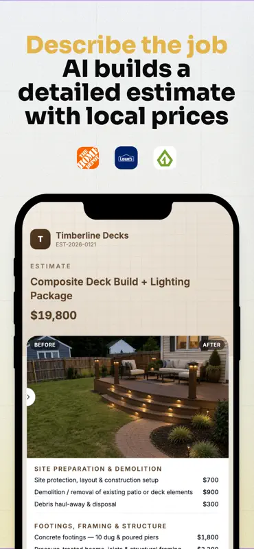 WinPal: AI Estimate & Invoice screenshot 2 of 9