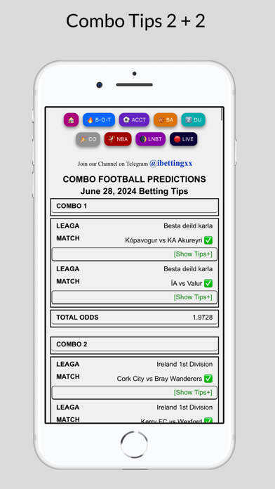 Betting Tips - Bet Prediction Screenshot