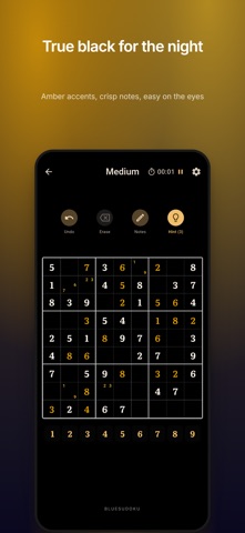 BlueSudoku: Calm Puzzle Screenshot 2 of 8