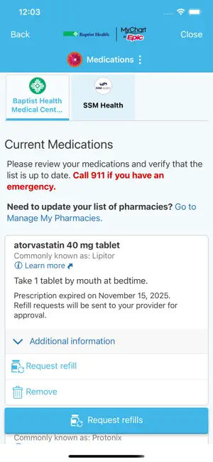 myBaptistHealth Arkansas screenshot 4