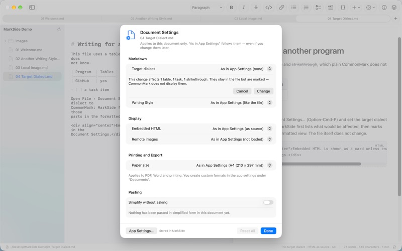 MarkSide – Markdown Editor screenshot 6