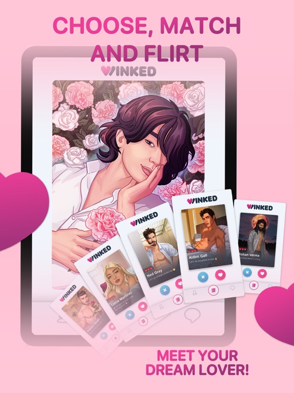 Winked: Choose, Flirt, Love iPad screenshot