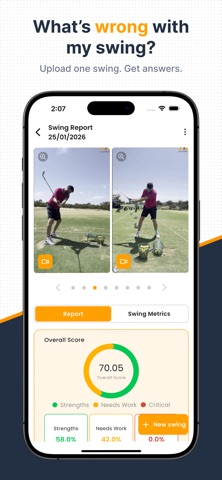 GolfSwings screenshot