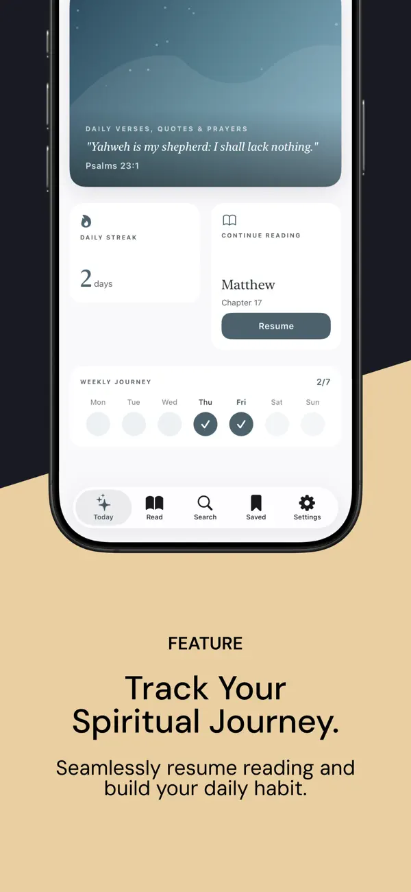Lumen Bible: オフライン聖書と御言葉学習 - iPhoneアプリ App Store screenshot 2