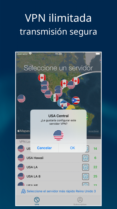 Flow VPN: VPN rápida y segura screenshot 4