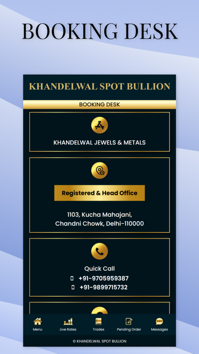 Khandelwal Spot Bullion Screenshot