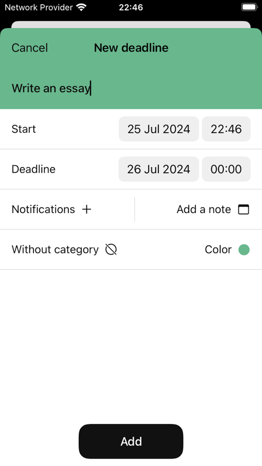 #6. Deadline App (macOS) 由: Elena Maltceva