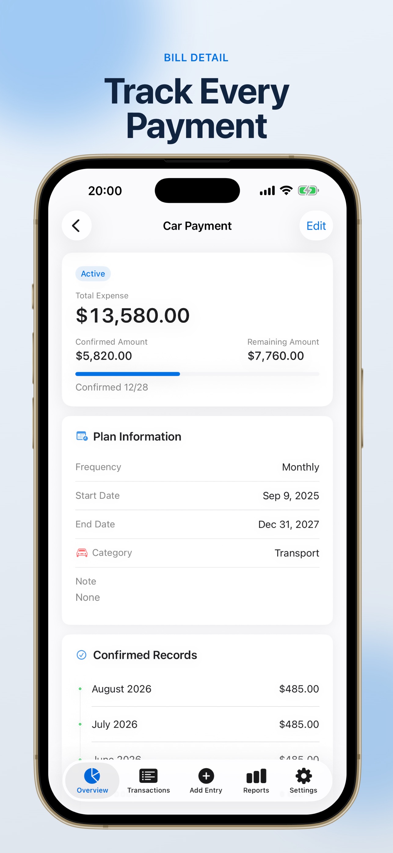 Screenshot 10 of Clear Bill Planner: Plan Ahead