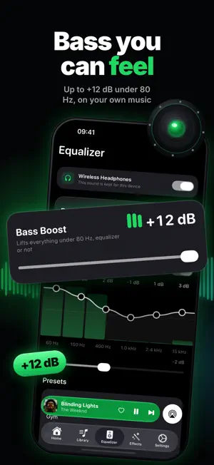 Woofer: Bass Booster & EQ screenshot 1