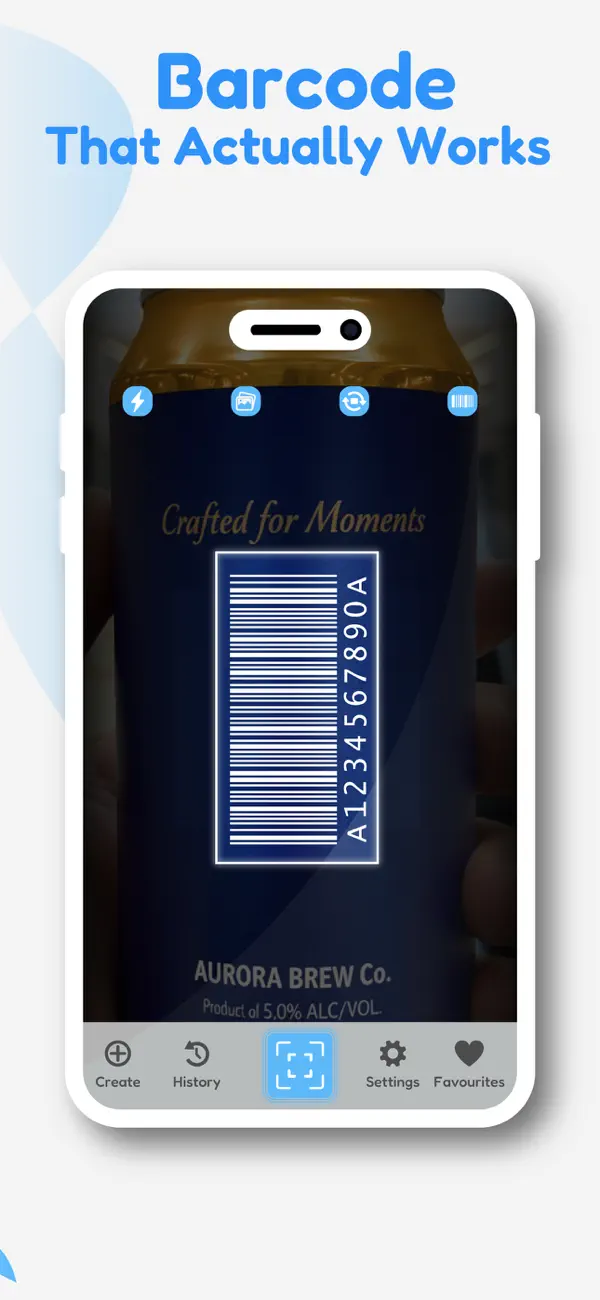 #2. QR Code Reader & Bar Scanner (iOS) โดย: Iram Shehzad