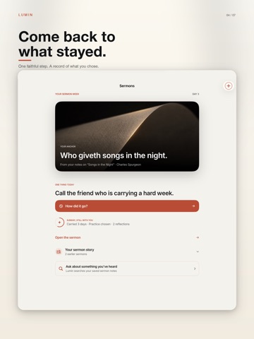 Lumin: Bible AI Companion iPad screenshot