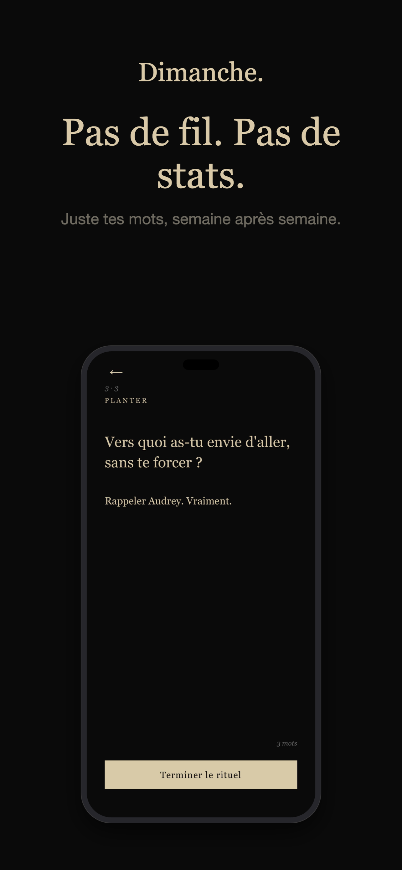 Dimanche · Rituel screenshot 3