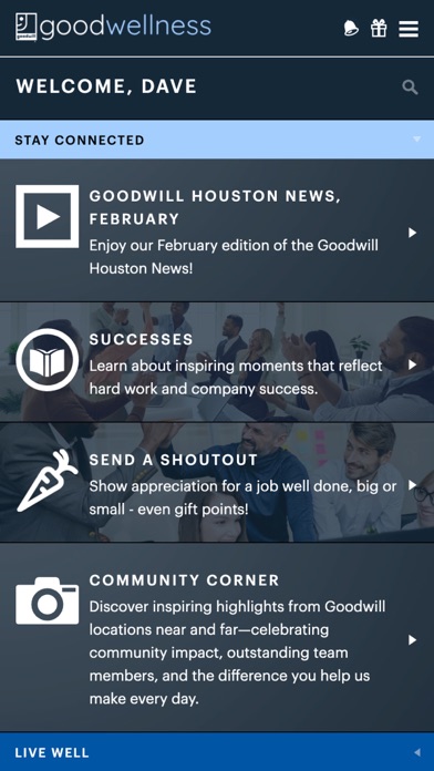 Houston Goodwellness Screenshot