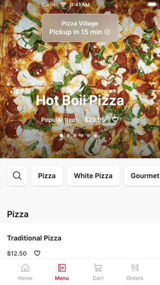 Pizza Village To Go iPhone screenshot 2 - Food & Drink app