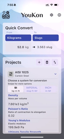 YouKon Engineer Unit Converter screenshot