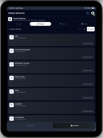 ITPulse iPad screenshot