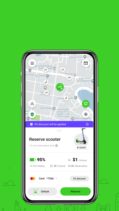 TWRP - Scooter Sharing iPhone screenshot 4 - Travel app