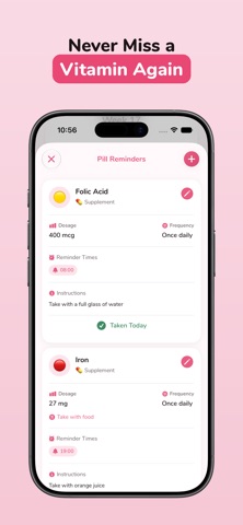 Kicklet: Pregnancy Tracker iPhone screenshot