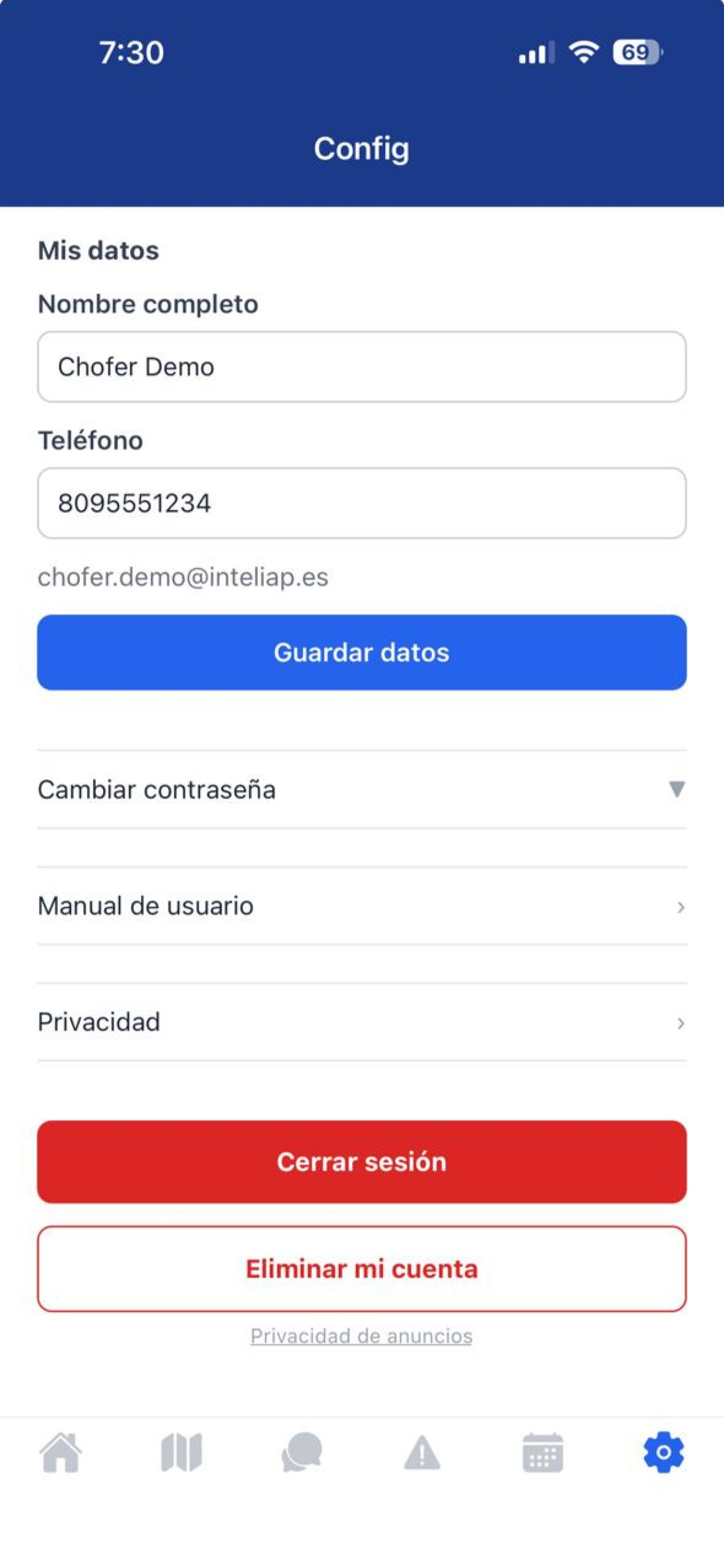 Traslado screenshot 9