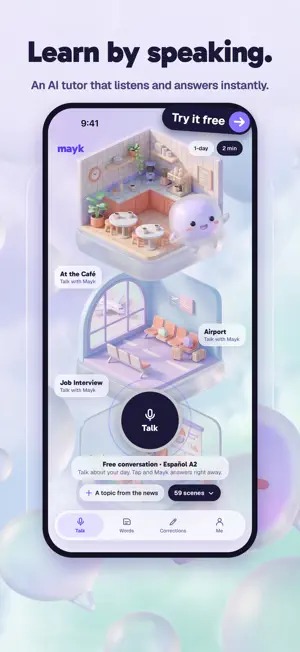 Mayk AI: Speak a New Language screenshot 1