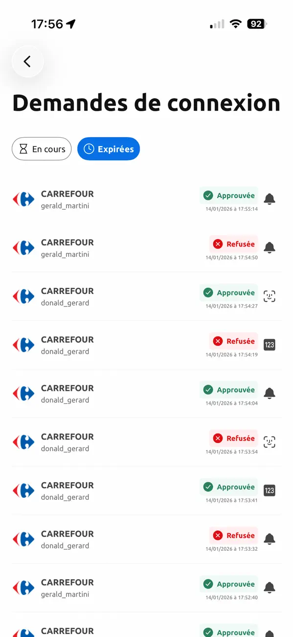 Screenshot #3 pour Carrefour Authenticator