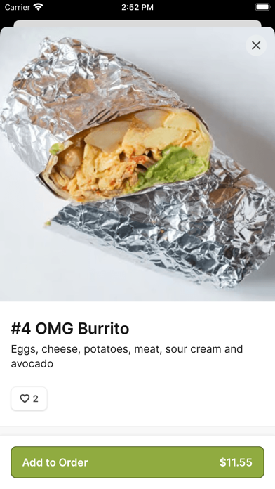 Avocado Toast To Go iPhone screenshot 4 - Food & Drink app