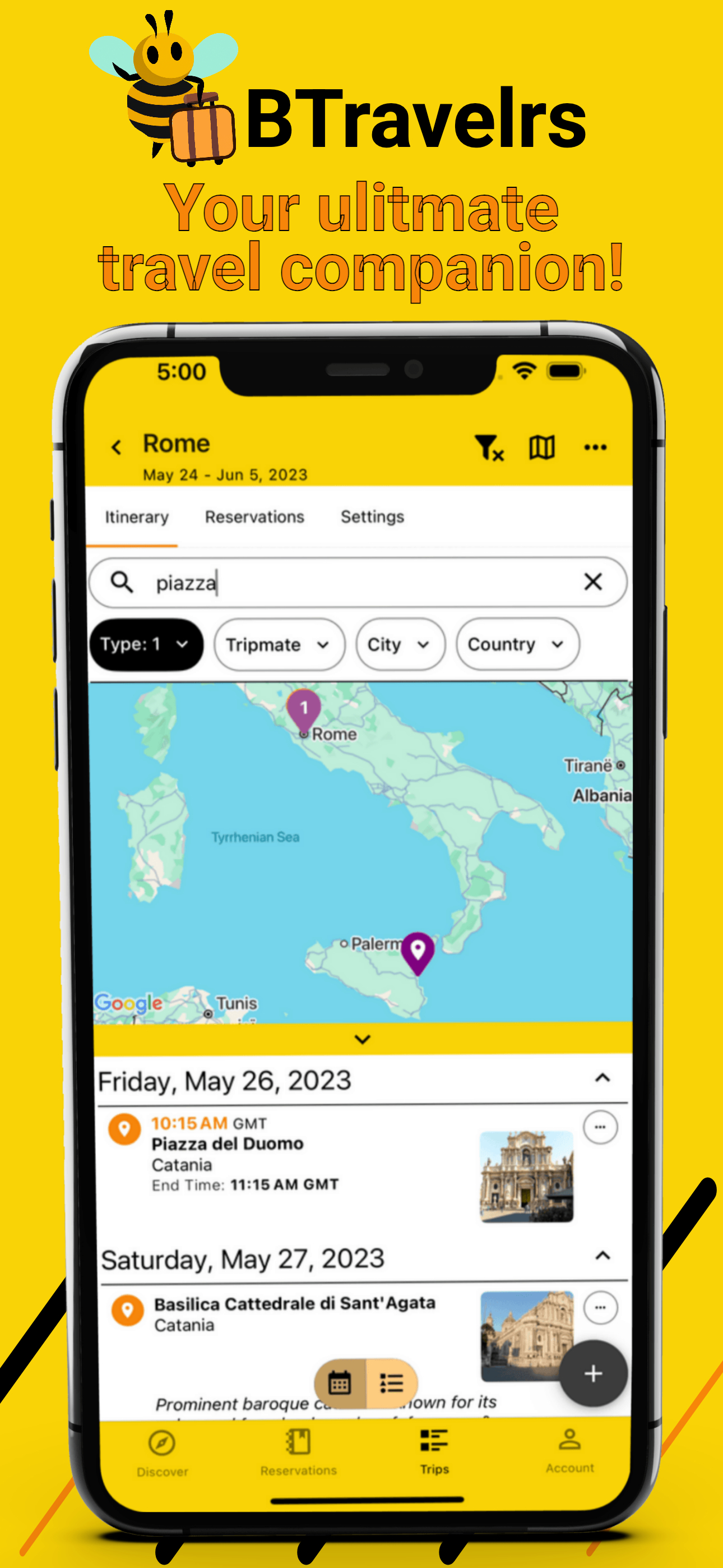 BTravelrs: Travel Planner
