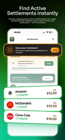 ClaimRadar Class Action Money Screenshot 2 of 5