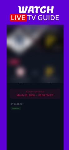 Live Stream Schedule for MLB Screenshot 1 of 4