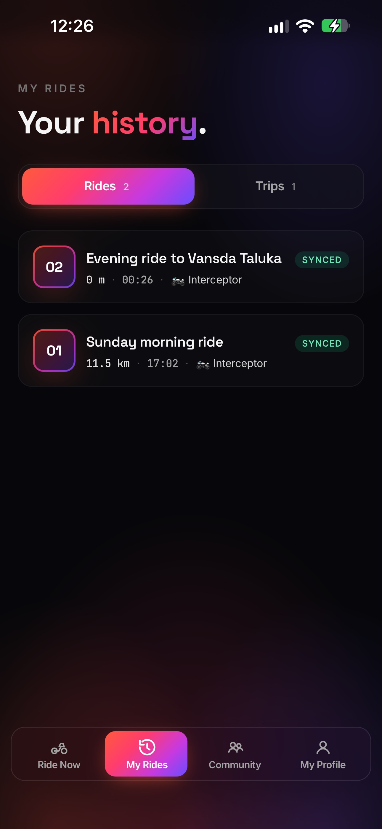 Screenshot 2 of MotoTrk