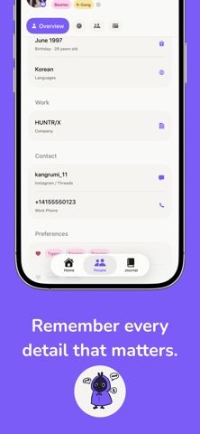 Starlings: Friendship Tracker screenshot
