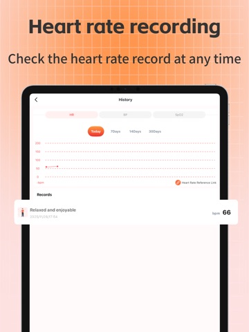 Heart Rate Monitor-Tracker iPad screenshot