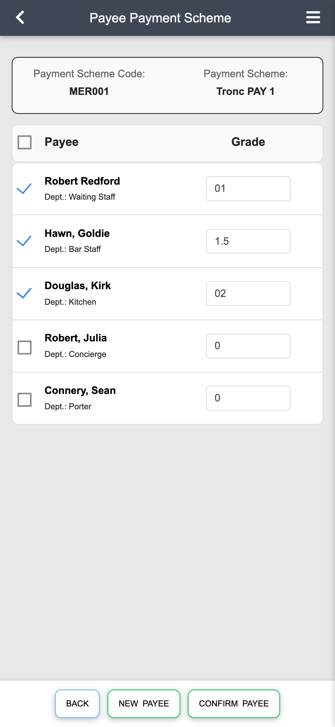 Tronc Payroll screenshot 3