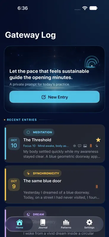 Gateway Log screenshot 1 of 6